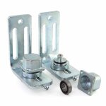 Gonds infrieurs pour portail battant 87l q - tube acier carr - par 2 - carr 40 comunello