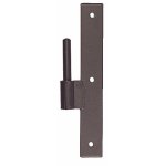 Gond paumelle pour pentures  col largi - axe 14mm - h 270mm - gauche bricozor