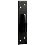 Gond sur platine finition poudre polyester noir - axe diamtre 14 mm bourgeois freres