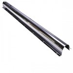 Goulotte de protection inox longueur 1 m largeur 60 mm pour tube  22 ten