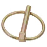 Goupilles clips acier zingu bichromat avec anneau 42mm - bote de 50 - 6mm bricozor