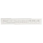 Grille d'aration aluminium 60x400 - laqu blanc renson