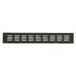 Grille d'aration aluminium 60x400 - laqu brun renson