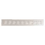 Grille d'aration aluminium 60x400 - anodis naturel renson