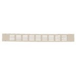 Grille d'entr�e d'air acoustique plate argent - 275 x 30 mm - type 488 renson