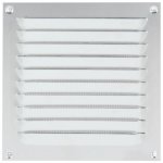 Grilles estamp�es en alu avec moustiquaire - 200x100 renson