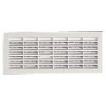 Grille de ventilation 108x254 mm, avec moustiquaire,  visser ou  coller - b111 nicoll