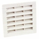 Grille de ventilation b104 carre  visser ou  coller - nicoll