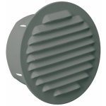 Grille de ventilation � encastrer - m�tal brut - diam�tre 100 mm bricozor