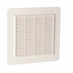 Grille de ventilation spciale facade, avec moustiquaire, 246x246 - gapm4 nicoll
