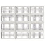 Grille de ventilation vent x600 modulable nicoll
