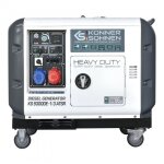 Groupe lectrogne diesel - 6, 5 / 7, 5 kw - 230 / 400v - ks 9300hdes - 1 / 3 atsr (euro v) konner & ...