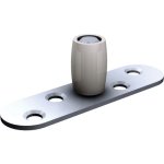 Guide bas - sur platine - pour porte coulissante - 1102 - sportub mantion