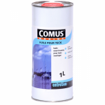 Huile pour teck - imprgnation bois exotiques - translucide ambr - 1 l comus