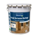 Huile terrasse bardage - tous bois - bois naturel - 10 l blanchon