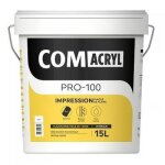 Impression acrylique plaque de pltre - 15 litres - comacryl pro - 100 comus