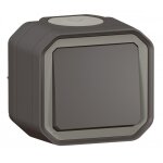 Interrupteur ou vv complet - saillie - tanche - anthracite - plexo legrand