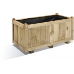 Jardinire en bois - 113 litres - 92 x 46 cm - vendme 100 cerland