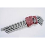 Jeu 10 cls allen longues 6 pans 1, 5  10 mm - tte sphrique - 244 - 90 sam outillage