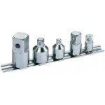 Jeu de 5 rducteurs et augmentateurs 1 / 2  sur rack de rangement s - 230j5r sam outillage