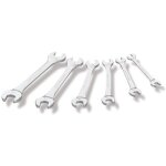 Jeu de 6 cls plates doubles  fourches ouvertures 8  19 mm - 10n - j6p sam outillage