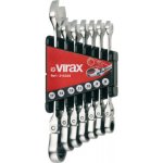 Jeu de 7 clés plates plus cliquet à tête articulée - 8 - 17 mm virax Jeu de 7 clés plates plus cliquet à tête articulée - 8 - 17 mm virax