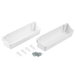 Jeu de bacs auxiliares - 350 mm - plastique blanc emuca Jeu de bacs auxiliares - 350 mm - plastique blanc emuca