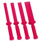 Jeu de burins plats souples en polypropylne - 4 pices kraftwerk