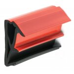 Joints de frappe sur ouvrant en t. p. e pour rainure de 4 - 4, 5 mm - noir - sv15f kiso