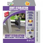 Joint d'isolation phonique et thermique adh�sif noir - longueur 7, 5 m ellen