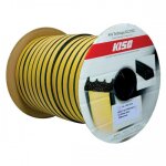 Joints de vitrage kiso 141 epdm - section 4 x 9 mm - longueur 125 m - coloris noir kiso