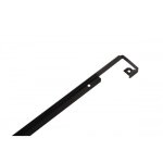 Jonctions d'angle alu pour plan de travail 670 mm - rayon 0 - 2 mm - finition noir nordlinger