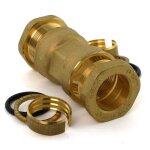 Jonction laiton à serrage extérieur pour pe série fer - diamètre 21 sferaco Jonction laiton à serrage extérieur pour pe série fer - diamètre 21 sferaco