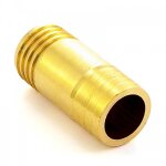 Jonction laiton pour tuyau d'arrosage - 12mm anquier
