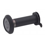 Judas optique nl 160 pour porte standard 38  60 mm - noir mat bricozor