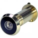Judas optique pour porte standard - angle 200 - laiton poli - panoramic le cyclope