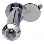 Lot de 25 judas optiques - angle de vision 170 - laiton chrom - minos jourjon