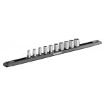 Kit de 10 douilles 1 / 4  6 pans ogv� grip sur rack magn�tique facom
