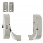 Kit de 2 supports de barre d'antipanique idea barre 1 pt non coupe - feu - blanc 9016 iseo city