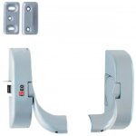 Kit de 2 supports de barre d'antipanique idea barre 1 pt non coupe - feu - gris m�tallis� iseo city