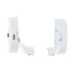 Kit de 2 supports de barre d'antipanique idea barre 2 / 3 pts non coupe - feu - blanc 9016 iseo city