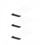 Kit de 3 spots led avec dtecteur de mouvement bredo - 2, 5w - noir paulmann