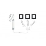 Kit 3 spots led planar s - 3w - 4000k - gradable - noir l&s light