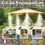 Kit brumisation 2, 5m 5 buses fauquet