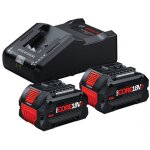 Kit chargeur gal 18v - 160 professional + 2 batteries starter - set procore 18v 8ah bosch
