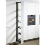 Kit complet colonne de cuisine dispensa 150 arena style - avec amorti - blanc - 6 kesseböhmer Kit complet colonne de cuisine dispensa 150 arena style - avec amorti - blanc - 6 kesseböhmer