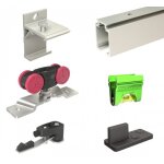 Kit complet saf evolution pour porte coulissante en bois - 1, 95m 21 / 60kg mantion Kit complet saf evolution pour porte coulissante en bois - 1, 95m 21 / 60kg mantion