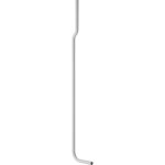 Kit de coude de chasse 90 - pour rservoir - 156 x 24 cm geberit