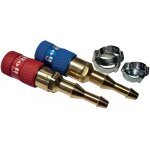 Kit de coupleurs rapides sans arpf oxyg�ne / gaz combustible pour tuyau le lorrain