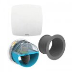 Kit e - twist&go pour vmc hygrogenius - 1 piquage Ø125mm + 1 bouche line atlantic Kit e - twist&go pour vmc hygrogenius - 1 piquage Ø125mm + 1 bouche line atlantic